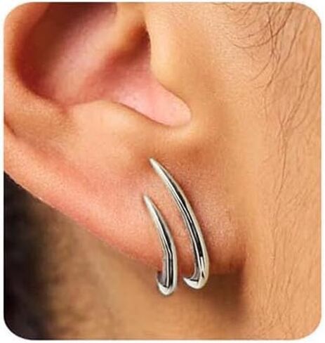 Gold Earrings for Women Trendy 14K Gold Stud Earrings Dainty Minimalist Simple Hypoallergenic Earrings Jewelry Gift for Her in Saudi Arabia