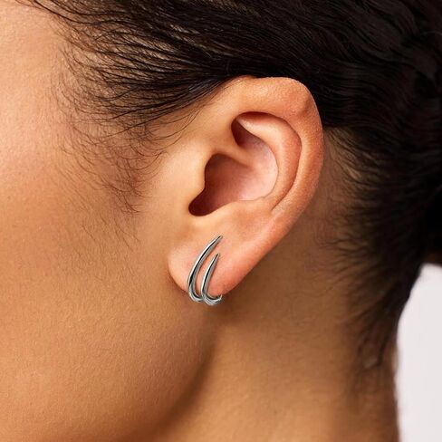 Gold Earrings for Women Trendy 14K Gold Stud Earrings Dainty Minimalist Simple Hypoallergenic Earrings Jewelry Gift for Her in Saudi Arabia