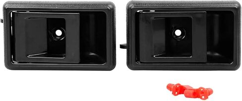 Interior Door Handle Front Rear Driver Passenger Side, Black Inside Door Handle, Compatible with 1988-1995 Toyota 4Runner Pickup Corolla,1995-2000 Tacoma,89-92 Geo Prizm, Replaces# 77120 77121 in Saudi Arabia