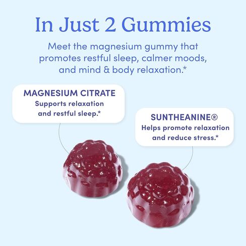 First Day Kids’ Nighttime Reset Calming Magnesium Gummies – Sleep Aid to Support Calm & Relaxation – Bedtime Supplement with Magnesium Citrate, Suntheanine & No Melatonin – 30-Day Supply in Saudi Arabia