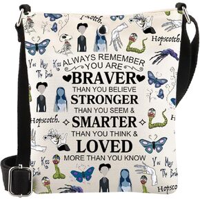 WSNANG Horror Halloween Movie Gift Horror Movie Bride Inspired Crossbody Bag Emily and Victor Shoulder Bag