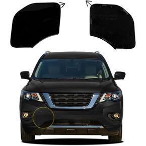 Car Front Bumper Tow Hook Cover Compatible with Nissan Pathfinder 2017 2018 2019 2020 Trailer Cover Cap 622A09PF0A 622A0-9PF0A Small Lid Towing Eye Cap Silver Right Passenger Side in Kuwait