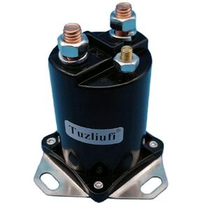 Starter Solenoid Relay Switch Compatible with John Deere AR73144 85 300 484 4310 6000 6620 8820 9900 9910 12V DC Copper Contact Max 150A-200A 3 Terminals Z494
