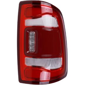 68361721AH Tail Light Left Driver Side Rear Lamp w/Blind Spot (Module NOT Included) For 2019-2023 Dodge Ram 2500 3500,Red Trim LED Type Replace CH2800223