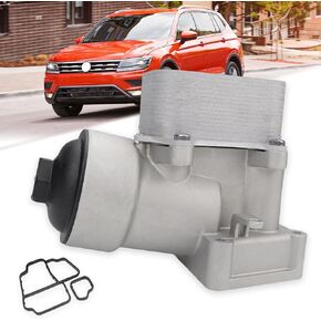 USTAR ترقية غطاء مرشح زيت المحرك الألومنيوم متوافق مع VW Passat CC Audi A3 A4 Q3 2011-2014 2.0 TDI، يستبدل 03L115389C 03L115389B in Kuwait