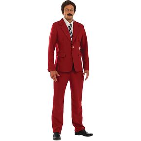 fun shack News Anchor Costume Mens, Mens Newsreader Costume Men, Newsreader Suit Men, Anchor Man Costume