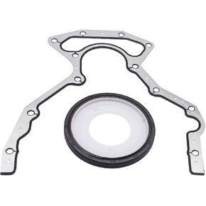 Partman BS40640 Rear Main Seal Block Cover Gasket Kit Fit for Chevy Cadillac Buick GMC Hummer Isuzu Pontiac Saab 4.8 5.3 6.0L LS2 LS3
