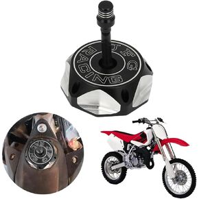 JFG RACING Dirt Bike Gas Fuel Tank Cap CNC for XR50 XR70 XR80 XR100 CRF150R CRF230F CR250R CR85R CR125R Dirt Pit Bike Red