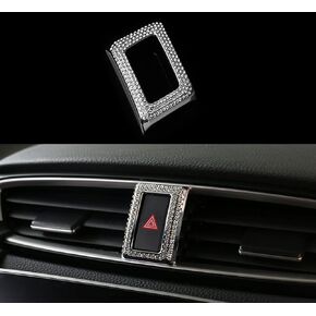 for Honda CRV 2017-2022,Bling Interior Accessory Crystal Hazard Light Compatible with Honda CRV.(Year 2017-2022) (Danger Lights)