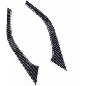 for Toyota Highlander 2020-2024 Rear Fog Light Trims, Carbon Fiber Grain Exterior Sporty Decorative Strip Cover Molding Trims for Toyota Highlander- Carbon Fiber Grain