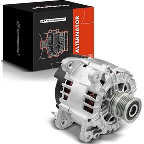 A-Premium Alternator Compatible with Volkswagen Jetta Beetle2015 2.0L, Passat 08 13-16 3.0L, CC 09-11 3.0L & Audi TT Quattro 08-09 3.2L, 12V 140A CW 6-Groove Clutch Pulley, Replace# 06F903023P
