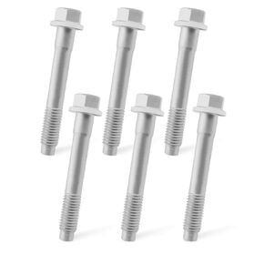 6 Pack 926-173 Front Wheel Hub Bolt Fit for Jeep Grand Cherokee 1999-2004 Fit for Jeep Wrangler 2007-2018 Hub and Bearing Mounting Bolts Replace 5012436AA 5012436AB