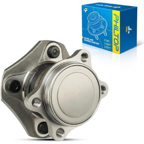 PHILTOP 512385 Rear Wheel Bearing Fit for Nissan Sentra 2007-2012, 4 Lugs Wheel Hub Assembly No ABS