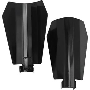 2 Pcs Motorcycle Handguards Large Coffin Cut Hand Guards Replacement for Harley Davidson Touring Sportster Dyna 2007-2020, Black