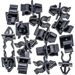 Rexka 15pcs Hood Prop Rod Clip Retainer Grommet Compatible with Mazda L20656652A Mazda 3, Mazda 6, CX-3, CX-30, CX-5, CX-7, CX-9