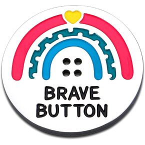 Christmas Gifts for Girls Boys, Stocking Stuffers for Teens Kids, Anxiety Relief Items, First Day of School Gift Preschool Student Pocket Hug Token Brave Button Inspirational Gifts for Friend Birthday