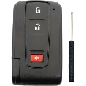 Keyless Entry Replacement Key Fob Cover Case fit for Toyota Prius 2004 2005 2006 2007 2008 2009 Keyless Entry Remote Smart Key Fob (2pcs)