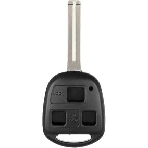 ECCPP for 2X 3 Buttons Key Fob 03-09 Lexus Key Remote Car Keys 01-05 Lexus for Lexus Antitheft Keyless Entry Systems Series HYQ1512 HYQ12BBT HYQ1288T