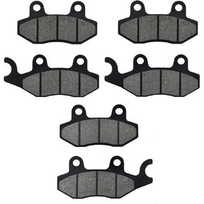 AHL Front and Rear Brake Pads for CAN AM Commander 1000X 2011 2012 2013/ Commander 1000 XT XTP 2011-2015 Commander 1000 LTD STD DPS 2011-2015;Commander XT 800R/ DPS 800R; XT800R; XT1000; X1000