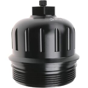 IFJF 134001 استبدال غطاء غطاء فلتر الوقود لـ 2017-2024 GM Duramax 6.6L L5P Chevy Silverado/GMC Sierra 2500HD 3500HD الألومنيوم الخام مع قابس التصريف