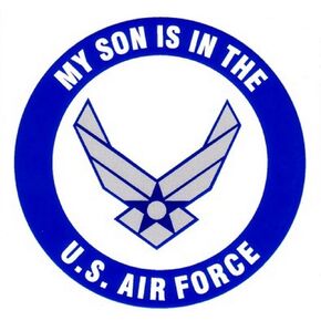 My Son is in the Air Force Decal Sticker