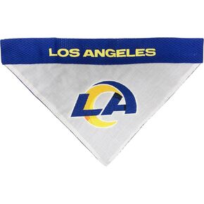 Pets First NFL LAS Vegas Raiders Reversible Bandana Size XX-Large for Dogs & Cats. 2 Sided Sports Bandana, Premium Embroidery Team Logo, Many NFL Teams Available