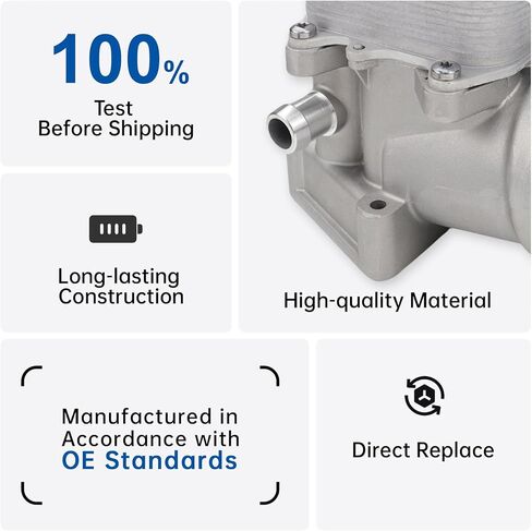 USTAR ترقية غطاء مرشح زيت المحرك الألومنيوم متوافق مع VW Passat CC Audi A3 A4 Q3 2011-2014 2.0 TDI، يستبدل 03L115389C 03L115389B in Kuwait