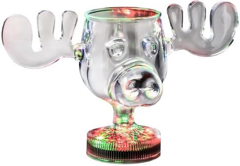 Spoontiques - National Lampoon’s Christmas Vacation Acrylic Moose Cup - Griswold Moose Mug - 4.5" - 6 Ounce,Clear in Saudi Arabia