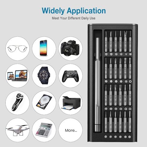 25-in-1 Small Precision Screwdriver Set, Professional Magnetic Mini Repair Tool Kit for Phone, Computer, Watch, Laptop, Macbook, Game Console, Electronic Jewelry, Toys, Computer, Eyeglass Repair in Saudi Arabia