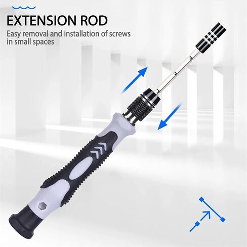 25-in-1 Small Precision Screwdriver Set, Professional Magnetic Mini Repair Tool Kit for Phone, Computer, Watch, Laptop, Macbook, Game Console, Electronic Jewelry, Toys, Computer, Eyeglass Repair in Saudi Arabia