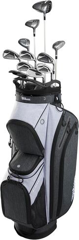 Wilson Men's PlayerFit™ Complete Golf Set with Cart Bag - Men's Right Hand, Regular, Graphite in Saudi Arabia