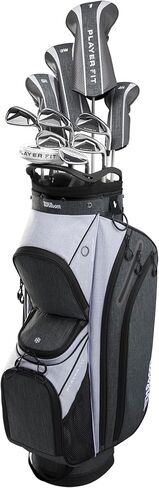 Wilson Men's PlayerFit™ Complete Golf Set with Cart Bag - Men's Right Hand, Regular, Graphite in Saudi Arabia