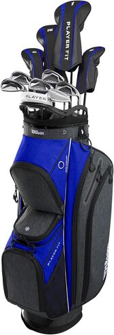 Wilson Men's PlayerFit™ Complete Golf Set with Cart Bag - Men's Right Hand, Regular, Graphite in Saudi Arabia