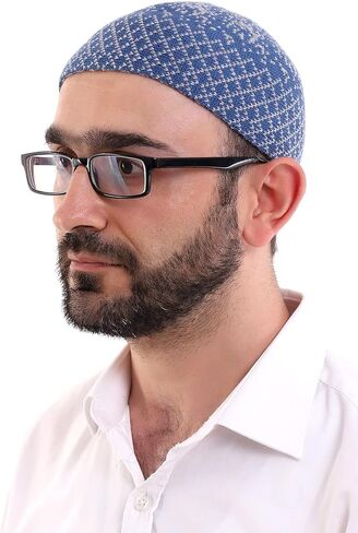 ihvan عبر الإنترنت قبعات كوفي شتوية مسلمة تركية من الصوف للرجال، طاقية، تاكي، بيسي، قبعات إسلامية in Kuwait