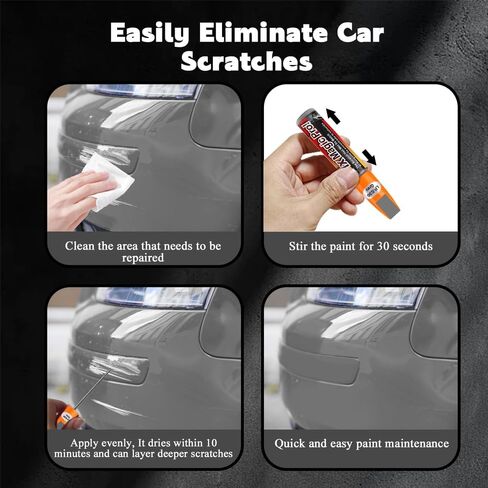 ASUBHA Touch Up Paint for Cars, Car Paint Scratch Repair, Two-In-One Car Touch Up Paint Fill Paint Pen, Automotive Car Paint Pen Quick & Easy Solution to Repair Minor Automotive Scratches in Kuwait