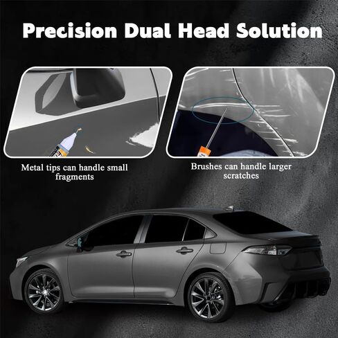 ASUBHA Touch Up Paint for Cars, Car Paint Scratch Repair, Two-In-One Car Touch Up Paint Fill Paint Pen, Automotive Car Paint Pen Quick & Easy Solution to Repair Minor Automotive Scratches in Kuwait