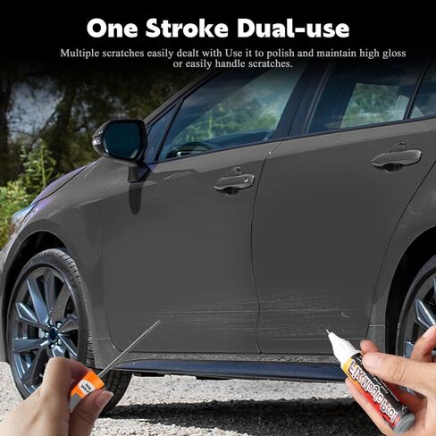 ASUBHA Touch Up Paint for Cars, Car Paint Scratch Repair, Two-In-One Car Touch Up Paint Fill Paint Pen, Automotive Car Paint Pen Quick & Easy Solution to Repair Minor Automotive Scratches in Kuwait