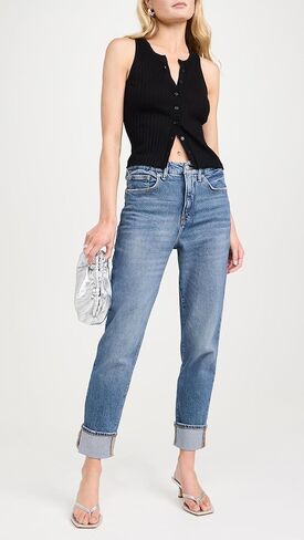 جينز The Weekender ذو أساور للنساء من Good American in Kuwait