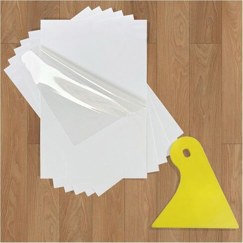 4"×6" Transparent Windshield Sticker Applicator, Waterproof Car Window Sticker for Easy Application, Static Cling Window Film for Car Windows & Other Smooth Surfaces (3PCS) in Kuwait