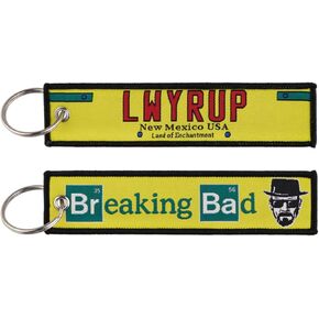 Pinstant Better Call Saul Goodman Breaking Bad TV Show Keychain Key Tag Chain Fob Ring