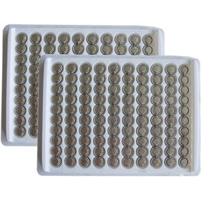New 200 X Ag4 Lr626 377 Sr626Sw Button Cell Battery in Tray