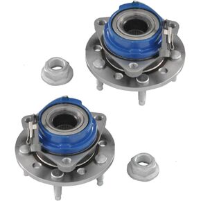 2Pcs 513137 Front Wheel Hub & Bearing Assembly for Chevrolet Classic 04-05 for Chevrolet Malibu 97-03 for Oldsmobile Alero 99-04 for Oldsmobile Cutlass 97-99 for Pontiac Grand AM 99-05