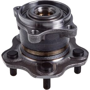512535 (For AWD Models) Rear Wheel Bearing and Hub Assembly Compatible With 2008-2020 Ni-ssan Rogue, 11-17 Juke, 2017-2022 Rogue Sport, Qashqai [5 Lug, 512373 432024BA0B 43202EN100]