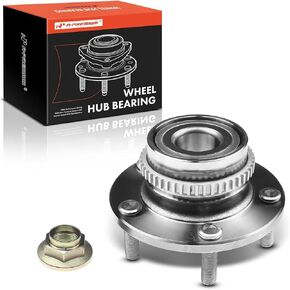 A-Premium Rear Wheel Bearing and Hub Assembly with ABS Ring & 5-Lug Compatible with Kia Sportage 2005-2010 & Hyundai Tucson 2005-2009, FWD & 4-Wheel ABS Only