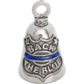 Guardian Bell Back The Blue Motorcycle - Harley Accessory HD Gremlin New Riding Bell Key Ring, Silver