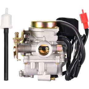 GOOFIT PD18 18mm Carburetor for 4 Stroke GY6 49cc 50cc Chinese Scooter 139QMB Moped Replacement for Taotao Kymco Scooter Jonway Baja
