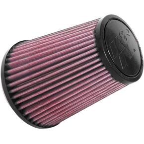 K&N High-Flow Original Lifetime Universal Clamp-On Air Filter: Performance, Premium, Washable: Flange Diameter: 3.125 In, Filter Height: 6 In, Flange Length: 0.75 In, Shape: Round Tapered, RU-3250