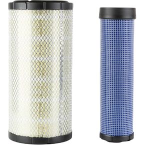 110-6326-110-6331 Inner & Outer Air Filter for 110-6326 110-6331 131-8902 AT171854 AT171853 Compatible with Caterpiller Cat Backhoe Loader 416D 420D 422D 424D 426D 428D 430D