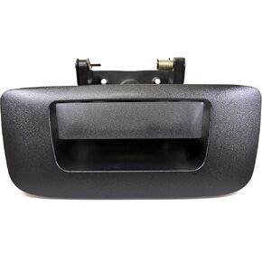 PT Auto Warehouse GM-3547A-TBK - Tailgate Handle/Bezel, Textured Black - without Keyhole