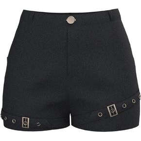 Women's Punk Daily Half Skirt Medieval Clothing Adjustable Streetwear Hip Hop Personality Skirt Shorts